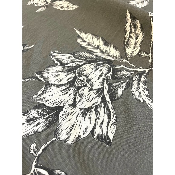 3 yds Magnolia Home Stan Cathell ANTEBELLUM 54" Decorator Fabric | Gray Floral - Picture 4 of 16